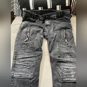 Balmain black slim jean